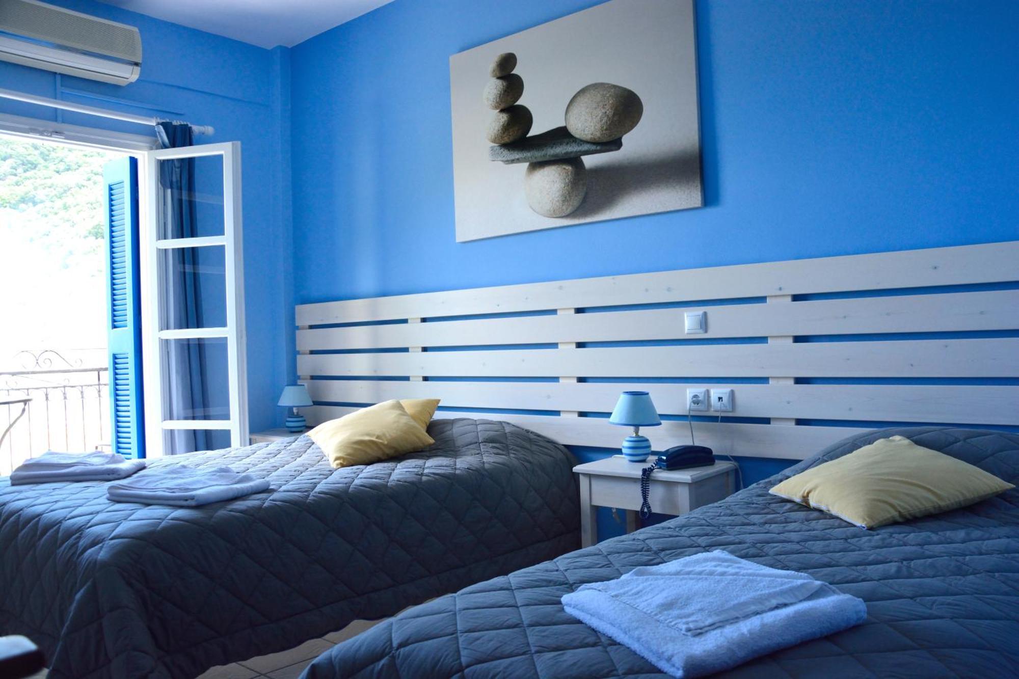 Hotel Nostos Frikes Bagian luar foto