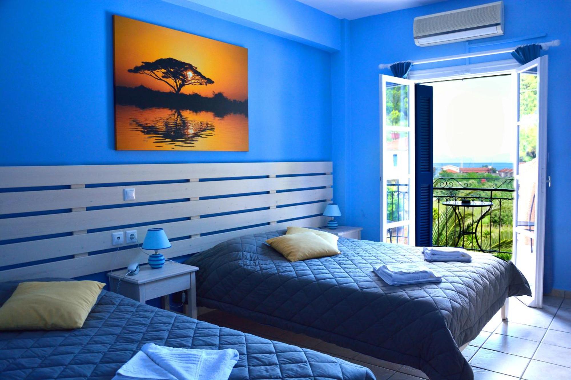 Hotel Nostos Frikes Bagian luar foto