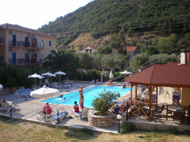 Hotel Nostos Frikes Bagian luar foto